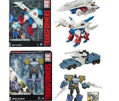 Transformers Generations Combiner Wars Voyager Class Sky Lynx + Onslaught Figure Online now