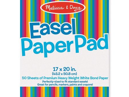 Melissa & Doug Art Essentials Easel Pad (17 x 20 inches) With 50 Sheets of White Bond Pape Supply