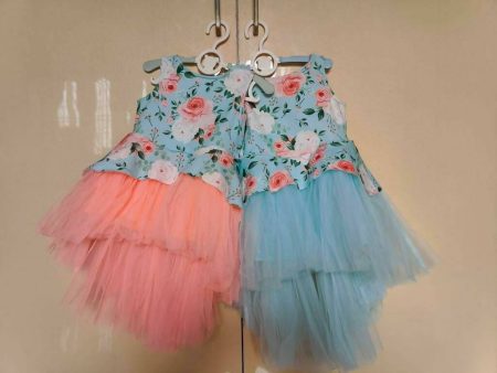 1st Birthday Frock Dress For Baby Girl - Twins Online Hot Sale