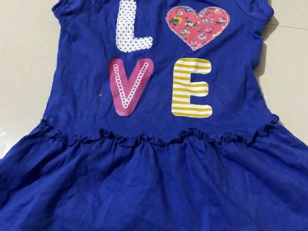 Dress Frock for Baby Girl - Blue Sale