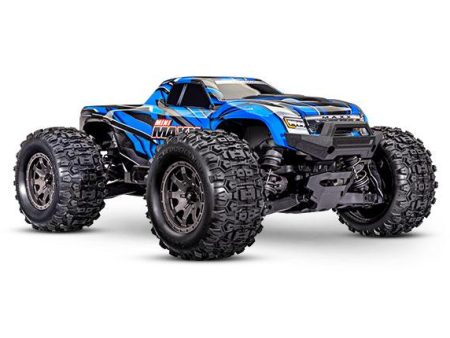 Traxxas MiniMaxx BL-2S 4WD RC Vehicle- Blue Online Sale