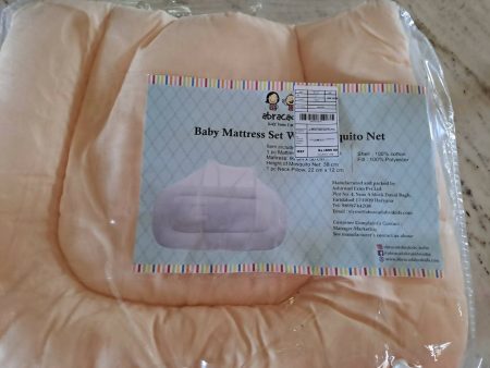 ABRACADABRA Baby Mattress with Mosquito Net- Cream Cheap