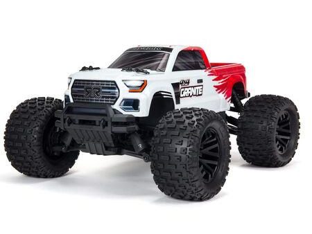 1 10 Granite 4x4 Mega 550 Brushed Monster Truck Ready To Run, Red Fashion